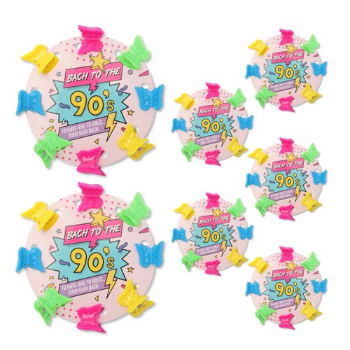 Bach to the 90s Bachelorette Party Favors (7 pack) 90s Bachelorette Party Neon Butterfly Clips I 90s Bachelorette Party Supplies