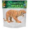 Gemini&Genius Safari Animal Figures Toys, Tiger Figurine Wildlife World Figures for Nature Science Learning, Jungle Animals Gifts for Kids