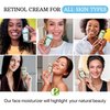 Retinol Collagen Cream, Anti Aging Face Moisturizer with Hyaluronic Acid Niacinamide, Day & Night Anti Wrinkle Cream, Skin Care for Women & Men, 1.7 Fl Oz