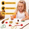 WIWAPLEX 200pcs 12" X 6mm Glitter Tinsel Creative Arts Chenille Stems Sparkle Pipe Cleaners for DIY Craft Projects (Red)
