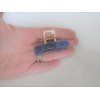Small abalone sea shell effect metal hair claw clamp clip for fine thin hair