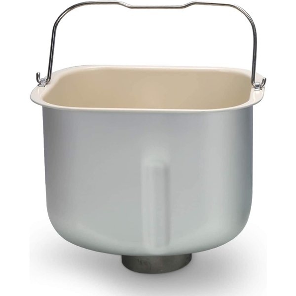 KBS Bread Machine Liner, Bread Pan with Kneading Paddle for 2LB KBS Bread Machine, KBS Bread Maker Universal Replacement Parts, Premium Ceramic pan