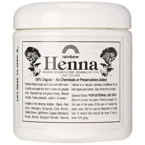 Rainbow Research Henna Hair Color and Conditioner, Persian Marigold Blonde/Golden Blonde, 4 Ounce