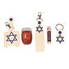 Star of David Lip Balm Holder and/or Hand Sanitizer Holder and/or Key Fob