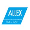 ALLEX Black Scissors All Purpose Sharp Japanese Stainless Steel Blade, Non-Sticking Fluorine Coating Blade for Adhesive Tape, Made in JAPAN