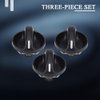 3PC A/C Control Knobs, Car AC Switch, Temperature Control Switch, Heater Control Knob, Air Conditioner Climate Control Knobs Replaces OE 55905-0C010, 559050C010 Compatible with Toyota Tundra 2000-2006