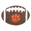 ShopInstaPets Officially Licensed NCAA Football Dog Toy with Squeaker - Durable & Fun for All Dogs (Clemson Tigers)