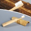 Travel Toothbrush Bamboo Toothbrushes Case Holder Kit Folding Toothbrush Portable Soft Bristle Adult Eco Friendly Natural toothbrush With Bamboo Handle Cover for Home School Business Travel Camping