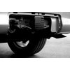 eVerHitch 2 Inch Trailer Hitch Cover Plug with Metal American Black Flag Fit for Any 2" Hitch Receivers
