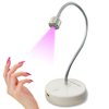 YIZHUO UV Light for Nails Gel UV Led Nail Lamp Led UV Led Nail Lamp Gel X Lamp Portable Rechargeable GooseNeck Nail Dryer Nail Lights for Semi Cured Gel Nail Strips