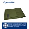 FLYBOYS – Regular Pubs Bag – Aviation Shoulder Bag with Expanded Capacity – 7.5" x 10" Pilot Gear Bag for Professional & General Aviation – Olive Green