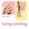 Beetles 1Pcs 15ml Pink Pearl Nail Polish-Fast Drying & Long Lasting Nail Polish Romantic Reverie Nail Lacquer Shimmer Art Effect for Nail Salon-Quality Results