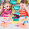 KEJIH Classic Feed Frog Board Game,Multiplayer Athletic Game,Frog Eating Bugs Game,Exercise The Speed of The Reaction Game,Surprise Exciting Family and Friend Party Games,Suitable for Kid