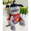 4 PCS PVZ Plant and Zombies Plush Zombies Sets 1 2 Stuffed Soft Toys Wizard Zombie, Sun Zombie, Red Boy Zombie, Sticker Zombie PVZ Figure Doll New