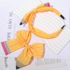 ZEYER Back To School Headband for Students & Teachers, Yellow Pencil Headbands & Pencil Bow Hair Clips Cute Pencil Bow Knotted Hairbands Back to School Hair Accessories 2PCS