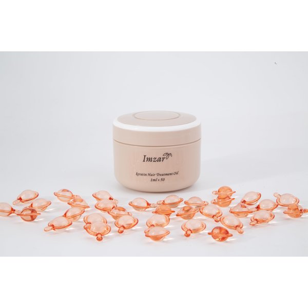IMZAR Hair Keratin Treatment Hair Care Capsules For Dry And Damaged Hair, Suitable For Hair Care After Dyeing