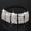 Designer Fashion Elastic Rhinestone Hairtie Ponytail Holder Headband Jewelry Accessories for Women Girls Hair Band by Hair Accessories