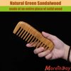 The Moreinday Wooden Comb Wide Tooth Comb Wood Comb for Women Hair Comb for Men - Sandalwood Comb