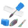 PACKOVE Nail Art Drill Bit Professional Manicure Drill Head for Nails Compact Durable Nail Bits for Salon Home Use for Teen and Women