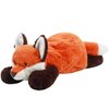 ARELUX Soft Red Fox Stuffed Animals:18in Fox Plush Cute Cuddly Body Pillow Hug Sleeping Fluffy Wild Animal Toys Bed Decor Plushie Doll Friends Family Member