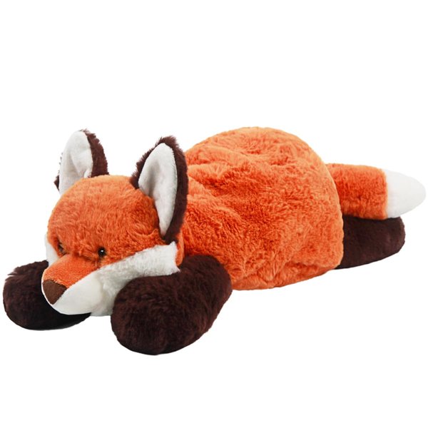 ARELUX Soft Red Fox Stuffed Animals:18in Fox Plush Cute Cuddly Body Pillow Hug Sleeping Fluffy Wild Animal Toys Bed Decor Plushie Doll Friends Family Member