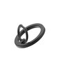 Magnetic Phone Ring Holder for iPhone 15/14/13/12 Series Compatible with Magsafe Charging, Adjustable Removable Stand Finger Ring Grip for Android with Metal Plate (Black)