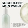 MAKE Succulent Skin Wash – Gentle Face Cleanser – pH Balanced Daily Face Wash – Hydrating Low Lather Cleanser - All Skin Types Including Sensitive Skin, 7.7 Fl Oz