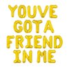 BEOXAGAR You've Got A Friend In Me Balloon Banner You've Got a Friend In Me Matching Toy Inspired Story Birthday Party Supplies