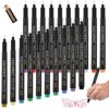 huesamhi 005 Micro Pen,20 Colors Waterproof Ink 0.20mm Fine Tip FineLiner Pens for Art Illustration,Sketching, Anime, Bullet journal,and Technical Drawing