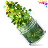 2 Boxes St. Patrick’s Nail Stickers Glitter Decals Clover Nail Sequins Nail Art Supplies Shamrocks Nail Art Glitters Flakes for St. Patrick’s Day Nail Charm Decoration Manicure Tips Accessories Craft