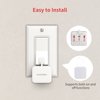 SwitchBot Bot 3Pack with Hub Mini - Smart Switch Button Pusher, Wireless App & Timer Control, Compatible with Alexa, Google Home, IFTTT, Easy to Use, Smart Light Control Set（White）