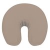 Microfiber Face Rest Cover by NRG - Premium Microfiber Massage Table Head Rest Covers - 100% Double Brushed Polyester - Lightweight, Soft as Silk - Wrinkle Resistant - 13" x 13" x 6" - Color Natural
