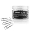 Tontomtp Paper Clips, 200 Pack, Paperclips, Paper Clip, Suitable for Office, School, and Daily use, Also Used for Daily DIY, Paper Clip, Clip(Silver), 3.5 x 2.44 x 0.79