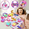 seveclotree Toddler Girl Toys,10 PCS Car Toys with Playmat/Storage Bag,Toys for 2 3 4 Year Old Girl,Toy Cars for Toddlers 1-3 2-4,2 3 4 Year Old Girl Birthday Gift Christmas