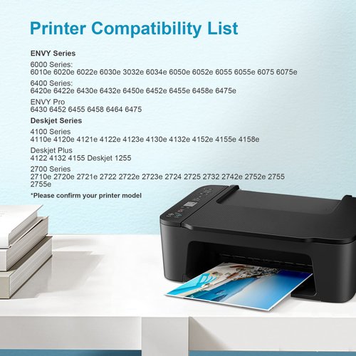 Eudul 67XL Ink Cartridges Black Color Combo Pack Replacement for HP Ink 67 67XL for HP DeskJet 2700 2700e 2755e 2755 4155e 4155 Envy 6000 6055e 6055 6400 6455e 6458e Envy Pro 6455 6458 6452 (2 Pack)