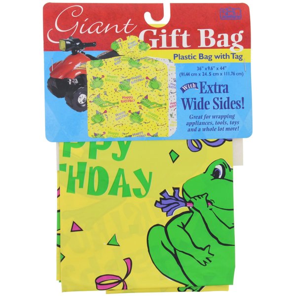 GIFT BAG GIANT 36 " X 9.6 " X 44" BIRTHDAY GIFT BAG