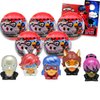 Miraculous Ladybug Blind Ball Party Favors - Bundle with 5 Miraculous Ladybug Mash'Ems Blind Ball Mini Figures Mystery Toys Plus Stickers, More | Miraculous Ladybug Figurines for Kids, Boys, Girls