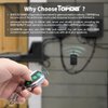 TOPENS ERM12 Universal External Receiver with 2 Remote Control Transmitters for Automatic Swing Sliding Gate Opener Garage Door Opener, Remote Operator Accessory for Outdoor Use