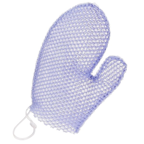 Supracor Spa Bath Mitt Body Exfoliator Face Scrub Sponge (Purple)