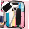 Gogogmee Hair Straightener Storage Bag Hot Iron Holder Straightener Holder Hair Styling Tools Storage Hair Air Dryer Case Flat Iron Pouch Travel Eva Curling Iron Zipper Box