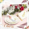 Geelin 180 Pieces Cheers Napkins Gold Cocktail Napkins Beverage Paper Napkins Disposable Bar Napkins for Wedding Reception Anniversary Birthday party Decorations, 5 x 5 Inch(Simple)
