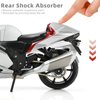 Risopen 1/12 Hayabusa Motorcycle Model Toy Mini Alloy Metal Diecast Motorcycle Model Silver Motorcycle Model Toy Sport Motorcycle Racing Model Collection Gift for Men Kid Boy (2022)