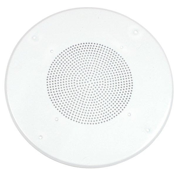 Parts Express White Round Commercial Ceiling Speaker Grill for 8" Speaker (13" Total Diameter)