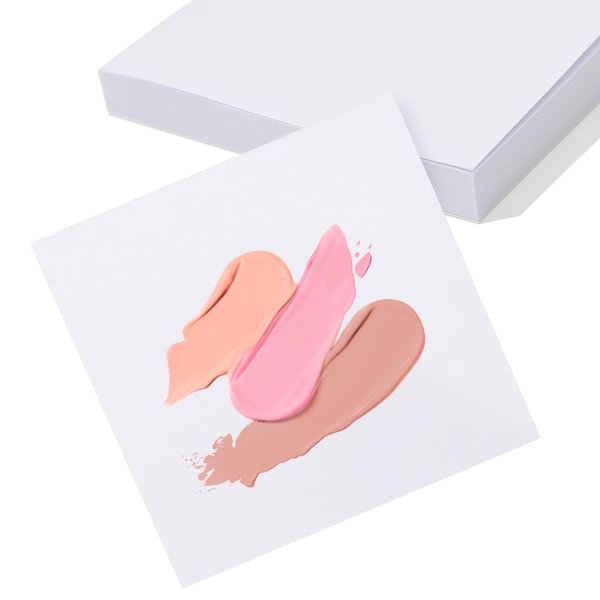 Makartt Gel Nail Polish Palette Paper, Disposable Nail Art Mixing Palette Papers Portable Waterproof Nail Art Drawing Makeup Palette Nail Gel Mixing Tool Nail Supplies Home Salon 50PCS