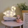 GUOCHENG Swan Marquee Light Decor Light LED Night Light Battery Operated Table Lamps on Wall for Party Children Kids Bedroom Lighting Decoration, Birthday Christmas Gifts for Kids (White Swan)