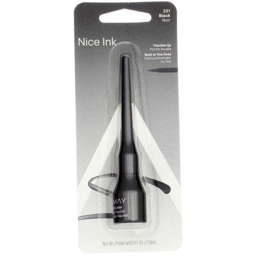 Almay Liquid Eyeliner, Black [221] 0.1 oz (Pack of 2)