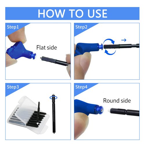 (4 Packs) Hearing Aid Wax Guard Filters (32 Units) Replacement Wax Cerumen Stop Wax Traps for Phonak, Widex, Unitron and Resound - 5 pieces Hearing Aid Cleaning Kit Accessories with Carry Case