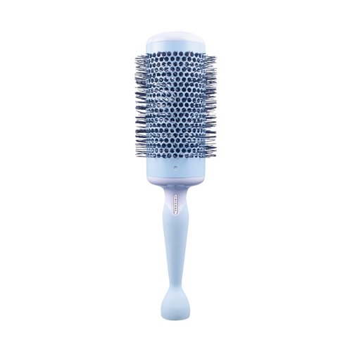 Cricket Friction Free 2” Thermal Hair Brush Seamless Ceramic Barrel Professional Styling Hairbrush Anti-Static Tourmaline Ionic Bristle for Blow Drying Curling All Hair Types Light Blue