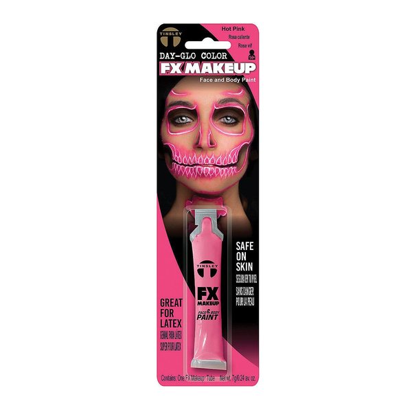Tinsley Transfers FX Makeup - Face and Body Paint - Water-Based Cream - 7g / 0.24 oz Tube (DayGlo Acid Green), 1.0 Count