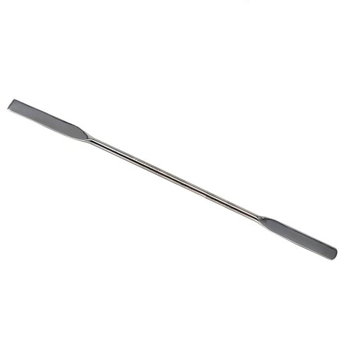 A2Z Lab Spatula Stainless Steel Sampler Spatula Long Double-Ended Spatula with Flat Ends for Handling Mixing Transfering Cream, Gel, Powder- Laboratory Supplies for Experiments & Lab Use - 9"